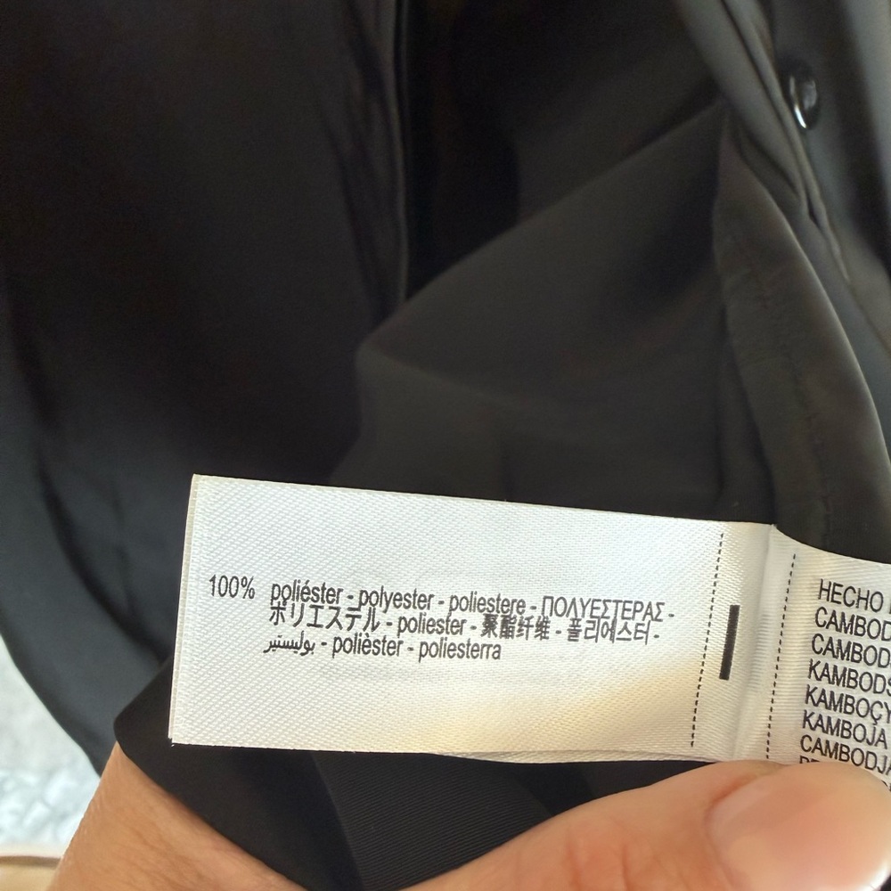 Zara Black Midi Skirt - Flowing A-Line Style - Picture 8 of 8